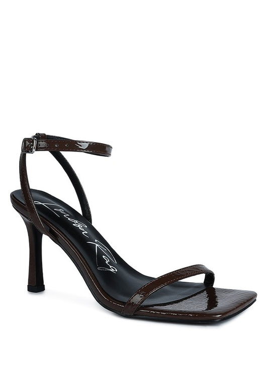 Fantasy spool mid heel sandal